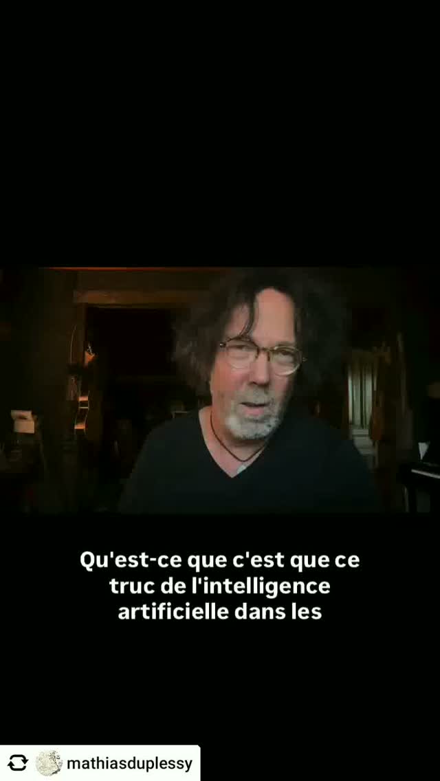 Qu’est ce que l’IA ? 
Get @reshare_app • @mathiasduplessy Coup de gueule sur l I.A#philosophie#composition